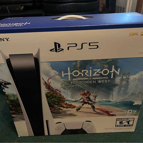 Horizon forbidden west bundle PlayStation five console warranty extra controller - Picture 5 of 8